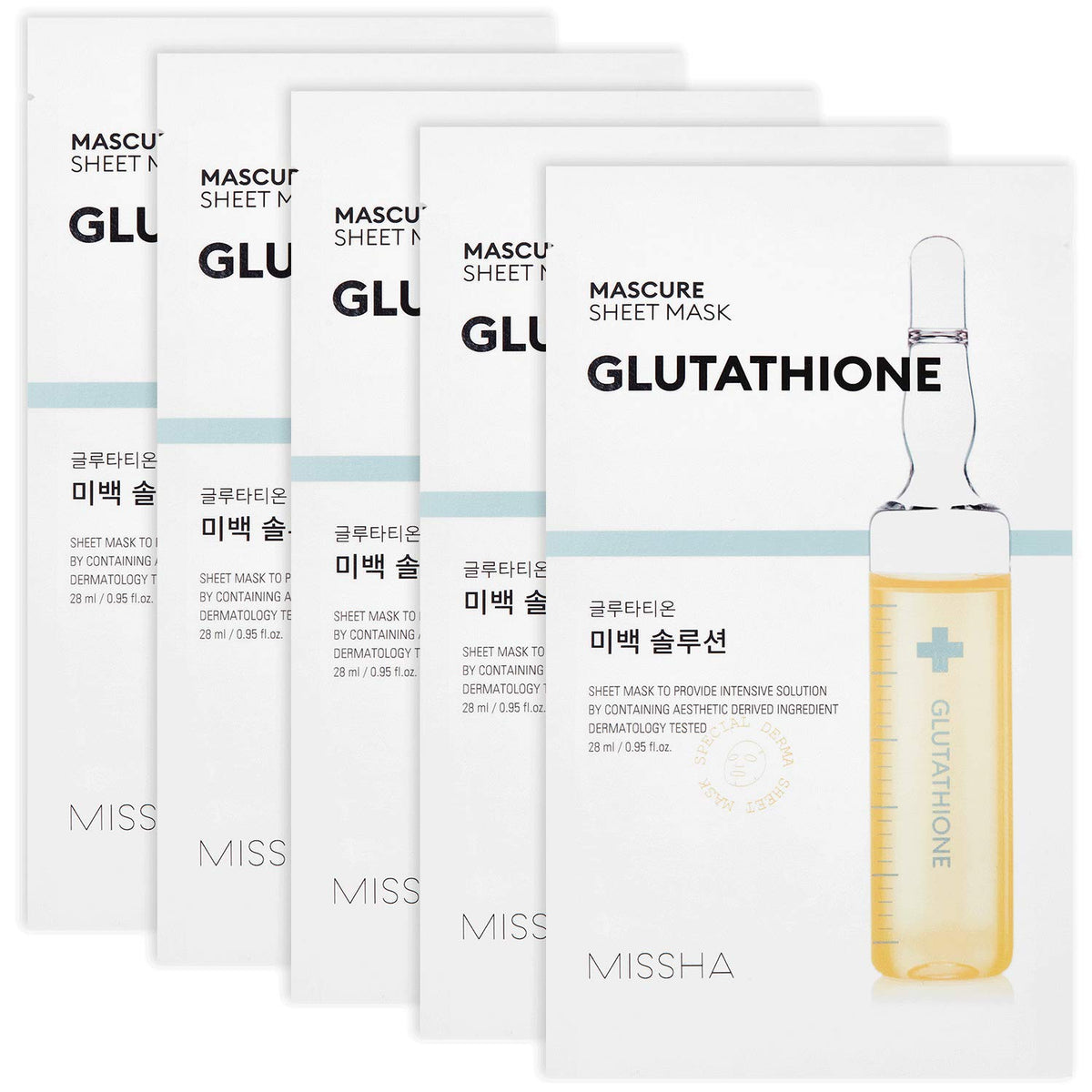 Missha Mascure Solution Sheet Mask Glutathione 28ml