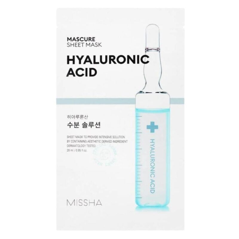 Missha Mascure Solution Sheet Mask Hyaluronic Acid 28ml
