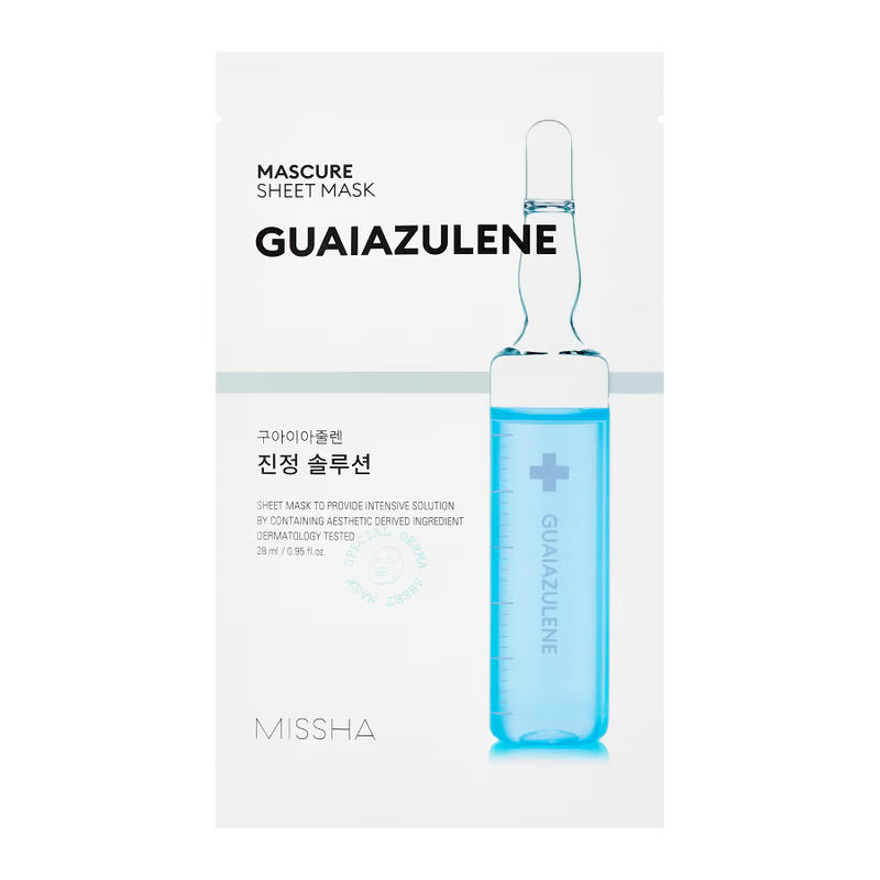 Missha Mascure Solution Sheet Mask Guaiazulene 28ml