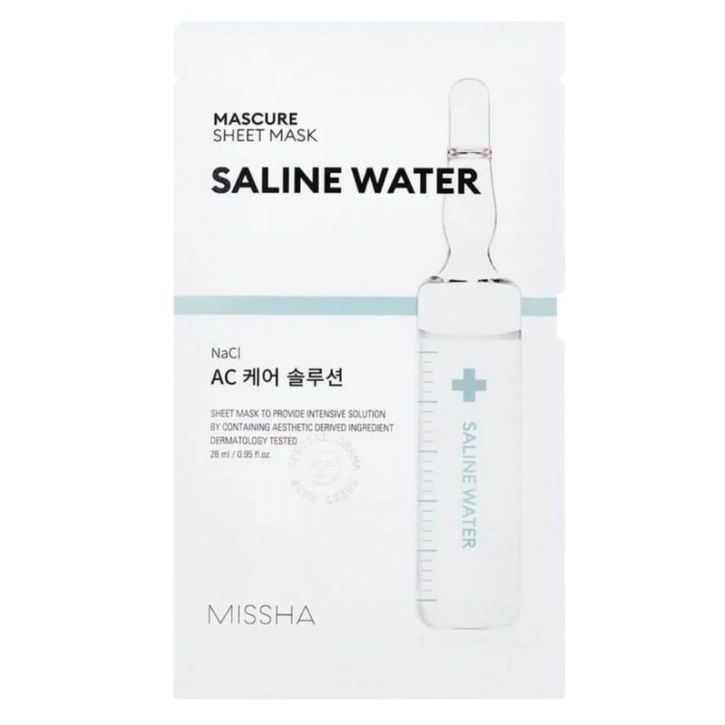 Missha Mascure Solution Sheet Mask Saline Water 28ml